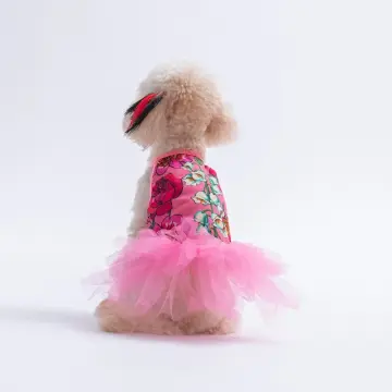 PawStar 26306 Pembe Wildflowers Elbise