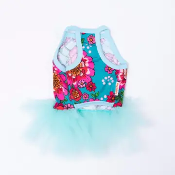 PawStar 26305 Yeşil Wildflowers Elbise