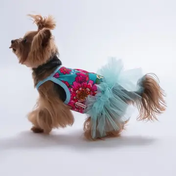 PawStar 26305 Yeşil Wildflowers Elbise