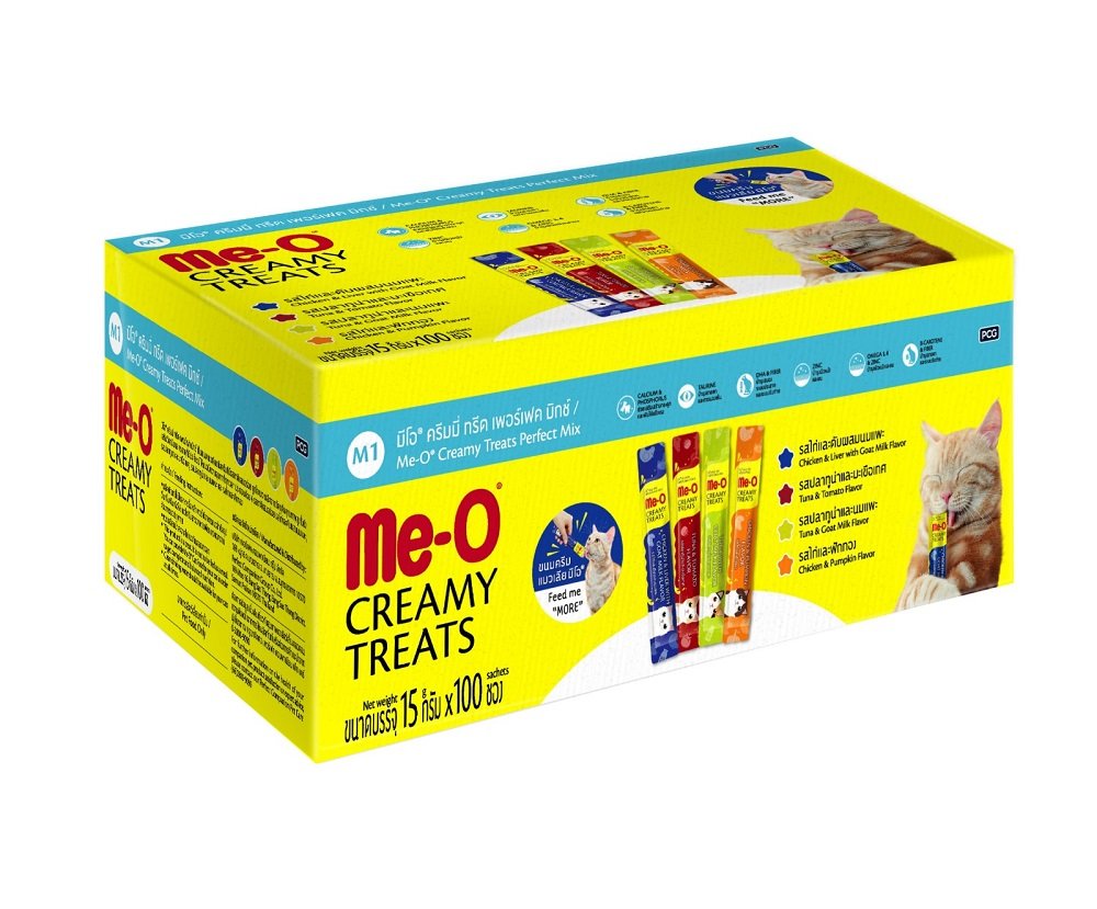 Me-O Creamy Treats Perfect Mix (06/07/08/64) Çeşitleri 15 Gr 100 lü