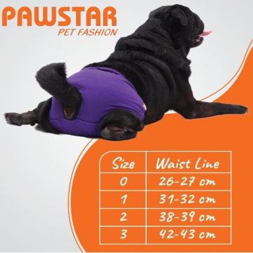 PawStar Düz Renkler 1 Çamaşır (Paket de Farklı  Renkte 3 Adet Bulunur)