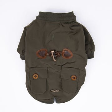 PawStar Haki Charles Büyük Irk Yağmurluk Mont