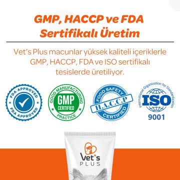 Vet's Plus Sağlıklı Kediler için Taurinli Multi-Vitamin Kedi Macunu 100gr