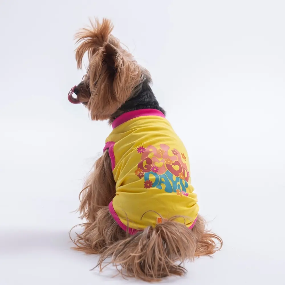 PawStar 26802 Sarı All Good Days Tişört