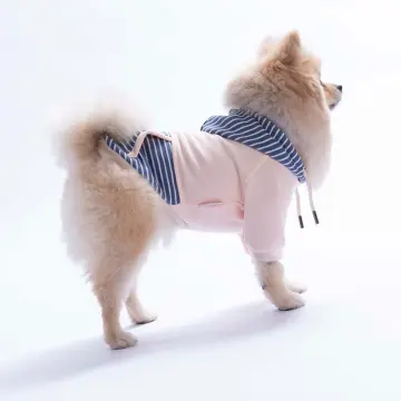 PawStar 26724 Pembe Sera Stripe Hoodie