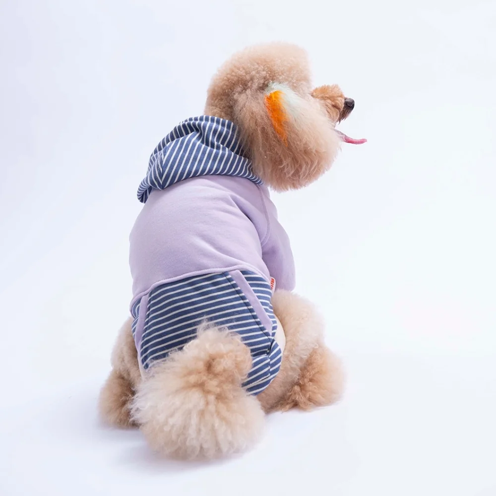 PawStar 26723 Lila Sera Stripe Hoodie