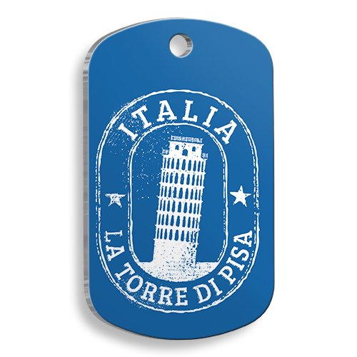 İtalya Figür Asker Kedi ve Köpek Künyesi Large 2,9 x 5 cm