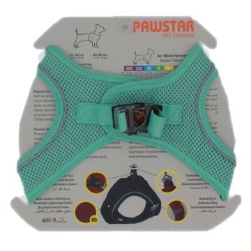 PawStar  Mint Airmesh Köpek Göğüs Tasması
