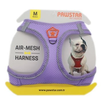 PawStar  Lilac Airmesh Köpek Göğüs Tasması