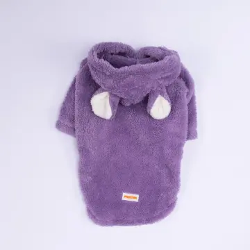 PawStar Lila Lucca Teddy Hoodie Küçük ve Orta Irk
