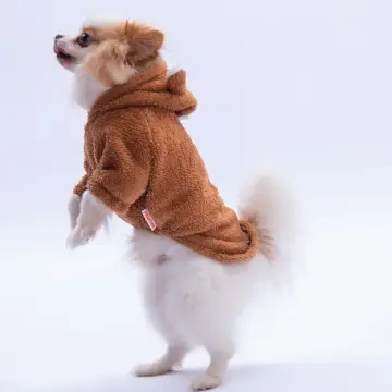 PawStar Kahverengi Lucca Teddy Hoodie Küçük ve Orta Irk