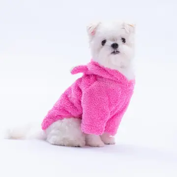 PawStar Pembe Lucca Teddy Hoodie Küçük ve Orta Irk