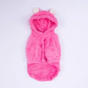 PawStar Pembe Lucca Teddy Hoodie Küçük ve Orta Irk
