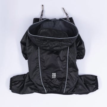 PawStar  Siyah Muson Tulum Yağmurluk Küçük ve Orta Irk