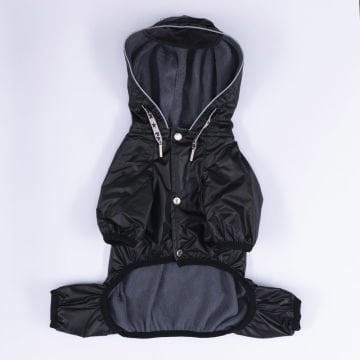 PawStar  Siyah Muson Tulum Yağmurluk Küçük ve Orta Irk