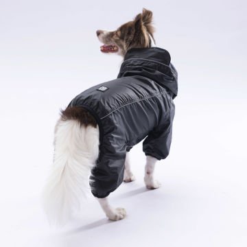 PawStar  Siyah Muson Tulum Yağmurluk Küçük ve Orta Irk