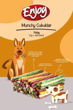 Enjoy Munchy Burgu Çubuk 7gr x 100 Adet