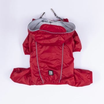 PawStar Kırmızı Muson Büyük Irk Yağmurluk