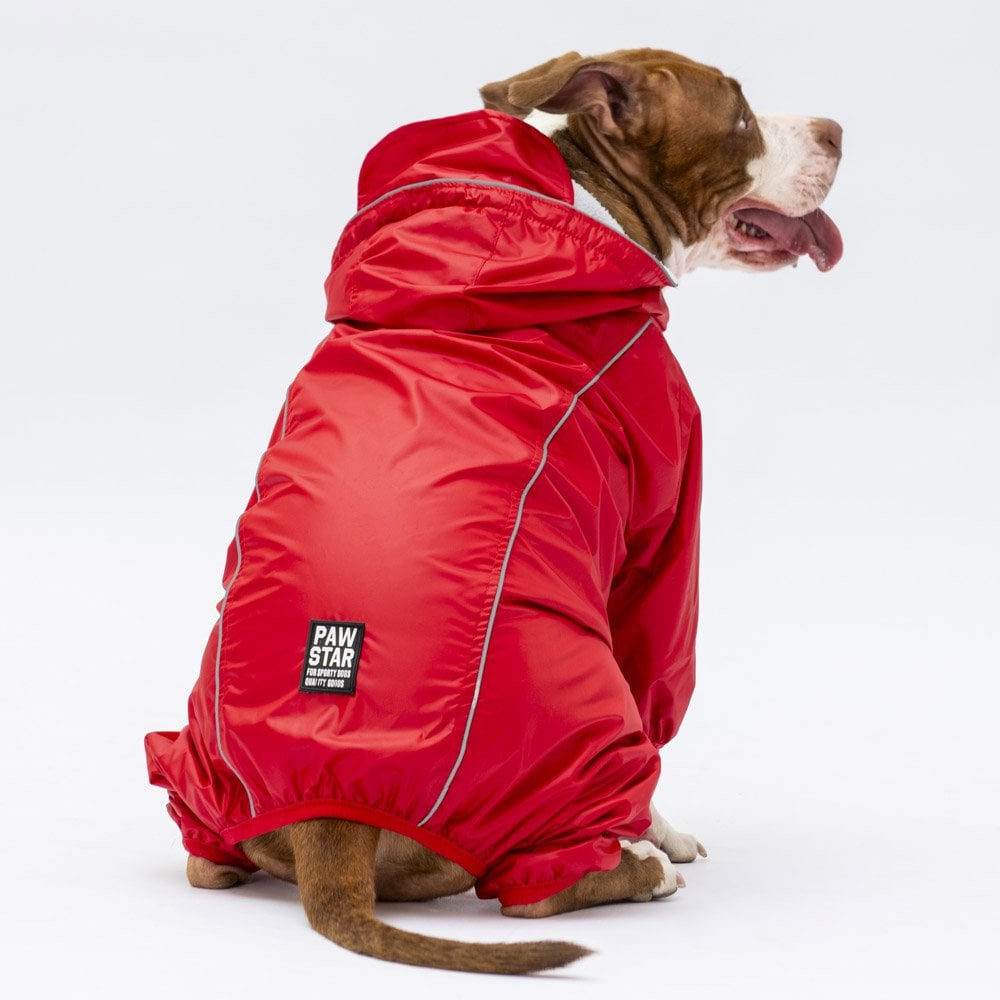 PawStar Kırmızı Muson Büyük Irk Yağmurluk