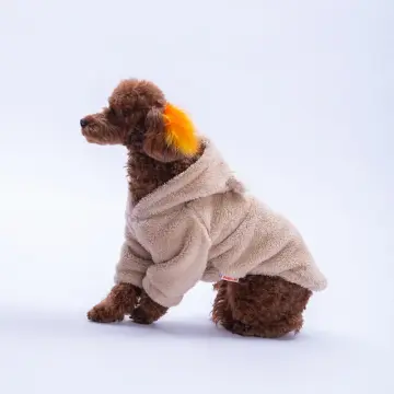 PawStar Bej Lucca Teddy Hoodie Küçük ve Orta Irk