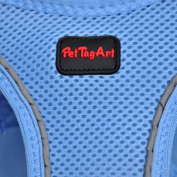 PetTagArt  Airmesh Mavi Göğüs Tasması