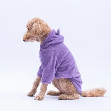 PawStar Lila Lucca Teddy Büyük Irk Hoodie