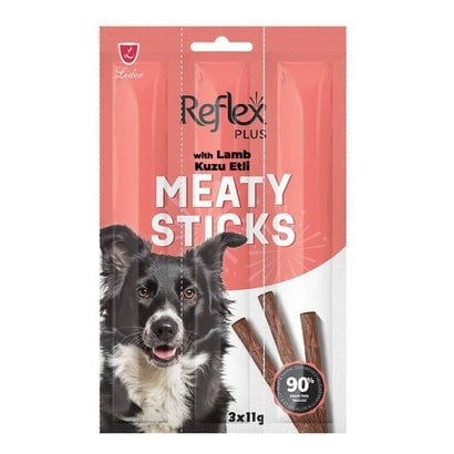 Reflex Plus Meaty Sticks Kuzulu Köpek Çubuk Köpek Ödül Maması 11gr (3'lü)