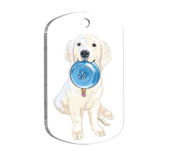 Labrador Retriever Resimli Köpek Künyesi Large 2,9 x 5 cm