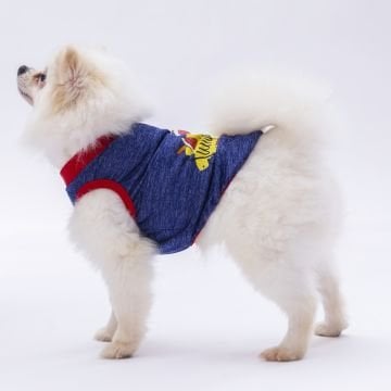 PawStar Lacivert Summer Time T-Shirt