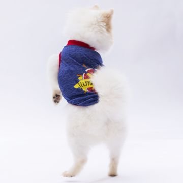 PawStar Lacivert Summer Time T-Shirt