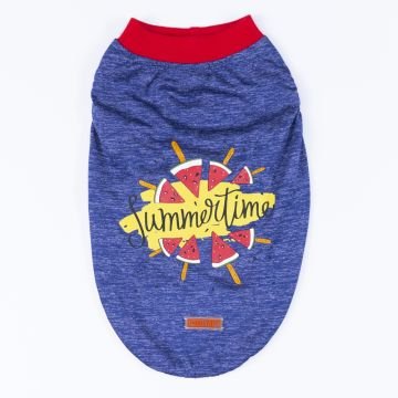 PawStar Lacivert Summer Time T-Shirt