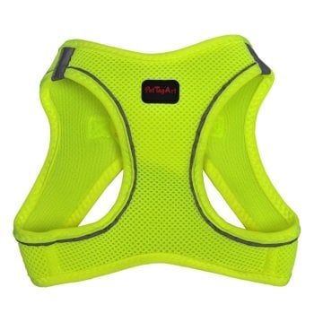 PetTagArt  Airmesh Neon Sarı Göğüs Tasması