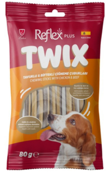 Reflex Plus Twix Tavuklu & Biftekli Köpek Ödül Maması 80g