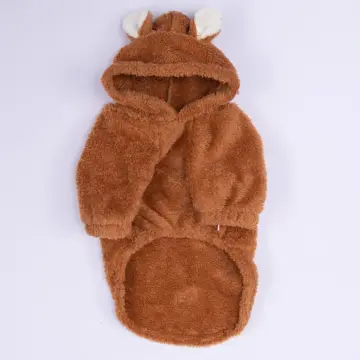 PawStar Kahverengi Lucca Teddy Büyük Irk Hoodie