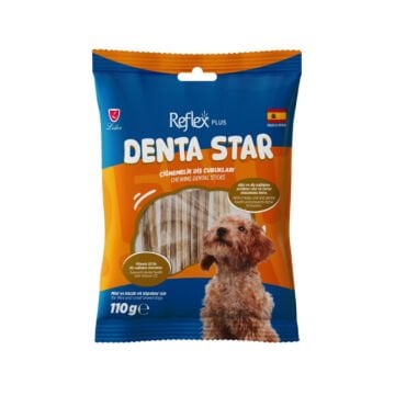 Reflex Plus Denta Star Diş Sağlığı Destekleyici Küçük Irk Köpek Ödül Maması 110gr