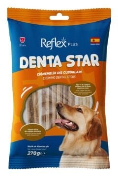 Reflex Plus Denta Star Diş Sağlığı Destekleyici Büyük Irk Köpek Ödül Maması 270gr