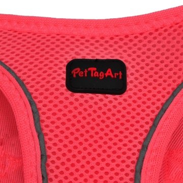 PetTagArt  Airmesh Neon Pembe Göğüs Tasması