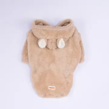 PawStar Bej Lucca Teddy Büyük Irk Hoodie