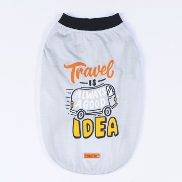 PawStar Gri Travel T-Shirt