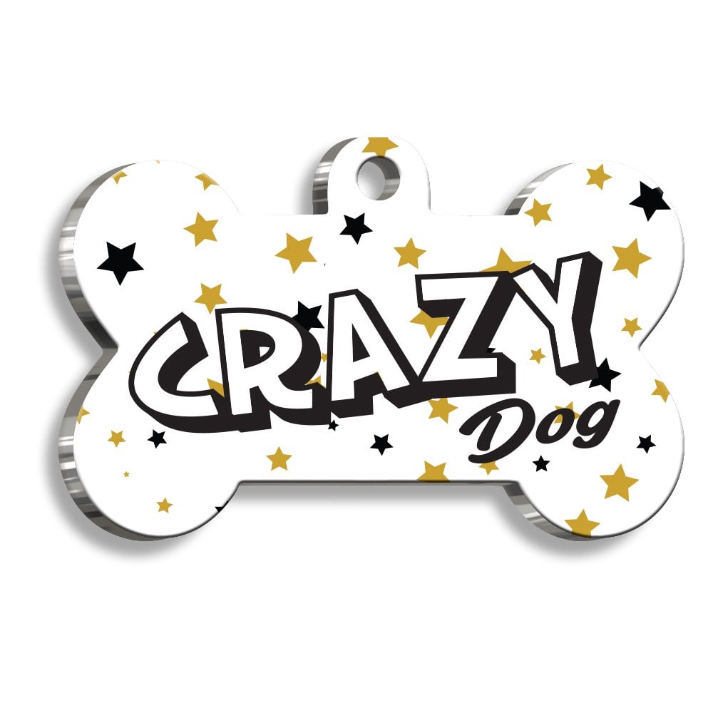 Kaçık Köpek Kemik Şekilli Köpek Künyesi Small 2,1 x 3 cm