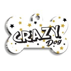 Kaçık Köpek Kemik Şekilli Köpek Künyesi Small 2,1 x 3 cm