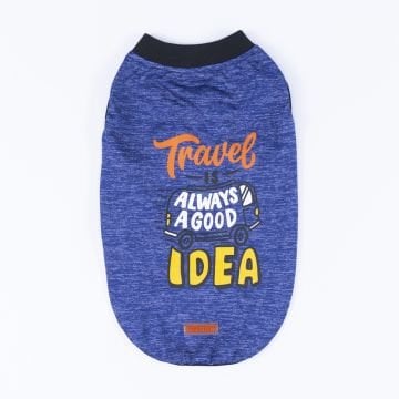 PawStar Lacivert Travel T-Shirt