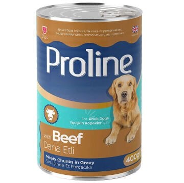 Proline Dana Etli Sos İçinde Et Parçalı Köpek Konservesi 400 Gr