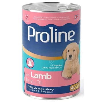 Proline Puppy Kuzu Etli Soslu Et Parçalı Yavru Köpek Konservesi 400 Gr