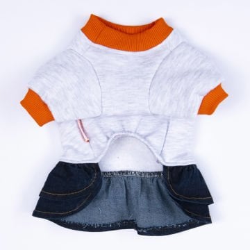 PawStar Gri Santa Rosa Elbise