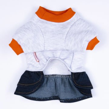 PawStar Gri Santa Rosa Elbise