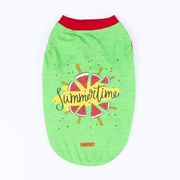 PawStar Yeşil Summer Büyük Irk T-Shirt
