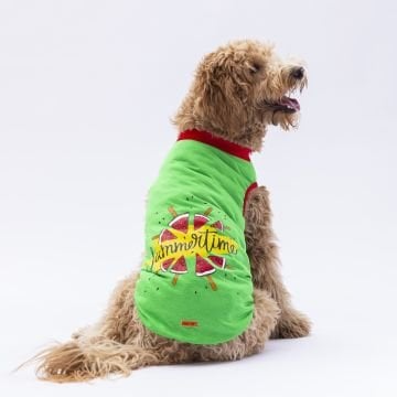 PawStar Yeşil Summer Büyük Irk T-Shirt