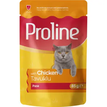 Proline Pate Tavuklu Yetişkin Kedi Pouch Yaş Mama 85 Gr