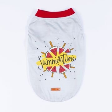 PawStar Gri Summer Büyük Irk T-Shirt